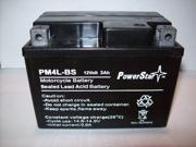 PowerStar MotoCross Motorcycle PowerSport Battery YTX4L BS