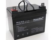 PowerStar®12V 35Ah U1 Deep Cycle AGM Solar Battery Also Replaces 33Ah 34Ah 36A