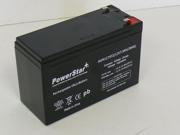 PowerStar® 12V 7.5AH SLA Battery replaces gp1272 np7 12 bp7 12 ps 1270 ub1280 cy0112