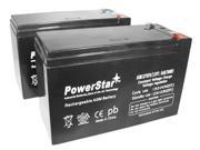PowerStar RBC9 UPS Replacement Battery Kit for APC Cartridge 9 12V 7.5AH 2Pack