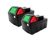 UPC 840894137297 product image for 2 x 18V REDLITHIUM XC Battery Pack for Milwaukee M18 48-11-1840,48-11-1828 C18P | upcitemdb.com