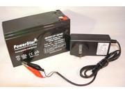 12Volt 7.5Ah 7AH Sealed Lead Acid Battery and Charger Combo