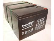 PowerStar Battery 12V 10AH BATTERY REPL. YUEYANG ENDURING CB10 12 3 Pack