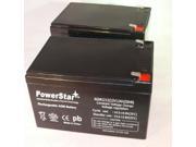PowerStar 12V 12Ah F2 UPS Battery for Opti 1400ES 2 Pack
