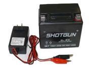 Shotgun® YTX5L BS Maintenance Free Sealed AGM Motorcycle Battery Charger Combo