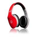 Rhythmz Comfortable Fit Air HD Over Ear Lightweight Headphones RED
