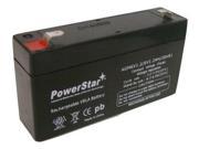 6V 1.2AH SLA Battery replaces pe6v1.2 bp1.2 6 es1.2 6 cb 1.3 6
