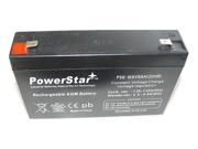 PowerStar 6V9AH Sealed Lead Acid Rechargeable Exit Sign Batteries