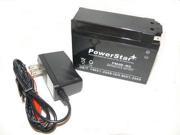 PowerStar PTX4B BS Sealed Maintenance Free Powersport Battery and Charger
