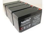 Tripp Lite SU1500RTXL2U Compatible Replacement Battery Kit 4Pack