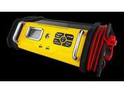 30A 75A Engine Start Portable Battery Charger w LCD Display and Charging Clamps
