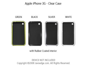 JAVOedge Slim Shell Case for Apple iPhone 3G 3GS White