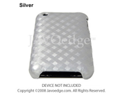 JAVOedge Metallic Back Cover Apple iPhone 3G 3GS Silver