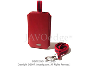 JAVOedge Pull Out Case for Apple iPod Nano 3rd Gen Red
