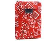 JAVOedge Bandana Flex Sleeve with Stand for Amazon Kindle Paperwhite Red