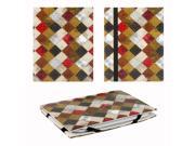 JAVOedge Quilt Print 6 Universal eReader Book Case for the Nook Touch Glowlight Kobo Glo Touch Kindle Brown