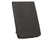 JAVOedge Black Textured Professional Style Flip Case with Built In Hands Free Stand for Amazon Kindle Fire 7