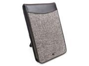 JAVOedge Brown and Gray Tweed Flip Style Case with Built in Stand for Amazon Kindle Fire 7 First Generation