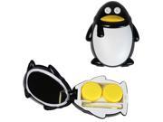 Penguin Contact Lens Carrying Case Travel Kit Black