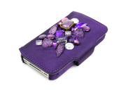 JAVOedge Jewel Case for Apple iPhone 4 4S Purple