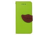 JAVOedge Leaf Book Case with Card Slots for the Apple iPhone 5C Green