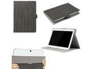 JAVOedge Gray Grain Pattern Universal Book Case for 9 10 Tablets iPad Air Samsung Note Nook HD 9 Nexus 10 More