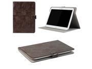 JAVOedge Brown Vintage Pattern Universal Book Case for 7 8 Tablets iPad Mini Samsung Tab Nexus 7 Nook HD and More