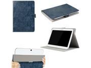 JAVOedge Blue Worn Pattern Universal Book Case for 9 10 Tablets iPad Air Samsung Note Nook HD 9 Nexus 10 More