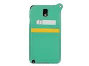 JAVOedge Back Cover with Card Slot and Wristlet for the Samsung Galaxy Note 3 Mint