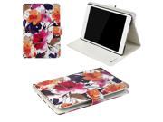 JAVOedge Pink Watercolor Flower Pattern Book Style Case for the Apple iPad Mini 3 Built in Stand