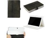 JAVOedge Black Croc Pattern Universal Book Case for 9 10 Tablets iPad Air Samsung Note Nook HD 9 Nexus 10 More