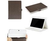 JAVOedge Brown Basket Pattern Universal Book Case for 9 10 Tablet iPad Air Samsung Note Nook HD 9 Nexus 10 More