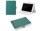 JAVOedge Green Matte Sheen Universal Book Case for 7 8 Tablets iPad Mini Samsung Tab Nexus 7 Nook HD and More