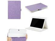 JAVOedge Purple Soft Pattern Universal Book Case for 9 10 Tablets iPad Air Samsung Note Nook HD 9 Nexus 10 More