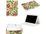 JAVOedge Red Rose Pattern Universal Book Case for 9 10 Tablet iPad Air Samsung Note Nook HD 9 Nexus 10 More