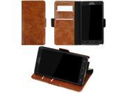 JAVOedge Executive Synthetic Leather Book Case with Card Slots for Samsung Note 4