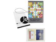 JAVOedge Board Game Print Passort Case with Inner Pockets for Travel Boarding Passes Papers Etc.