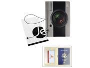 JAVOedge Camera Print Passort Case with Inner Pockets for Travel Boarding Passes Papers Etc.