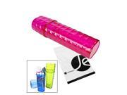 JAVOedge Pink Transparent Cylinder Travel Toothbrush and Toothpaste Plastic Storage Box