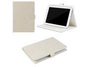 JAVOedge White Embossed Ivy Universal Book Case for 7 8 Tablets iPad Mini Samsung Tab Nexus 7 Nook HD and More
