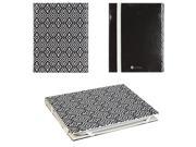 JAVOedge Black and White Abstract Pattern Ultra Thin Book Style Case for Barnes Noble 2nd Generation Nook Glowlight