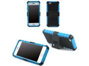JAVOedge Blue Active Armor Case with Kickstand Protective Shell Hand Grip for the Apple iPhone 5S 5