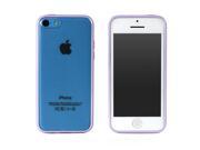 JAVOedge Duo Color Back Cover with TPU Bumper for the Apple iPhone 5C Purple
