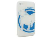 JAVOedge Bulldog Skin Case for Apple iPhone 4 AT T Only White