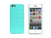 JAVOedge Turquoise Rhinstone Crystal Protective Back Cover for the Apple iPhone 5S 5