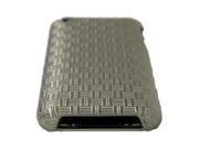 JAVOedge Bronze Woven Pattern Protective Back Cover for Apple iPhone 3G 3GS
