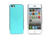 JAVOedge Turquoise Peacock Crystal Protective Snap On Back Cover for the Apple iPhone 5S 5