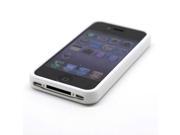JAVOedge Jelly Bumper for Apple iPhone 4 White