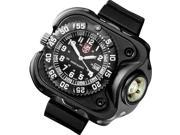 Surefire Compact Wristlight w Luminox Watch Recharge LI ION 15 60 300 Lumens Black Finish 2211 B BK LMX