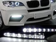 Euro Style 7 LED DRL Daytime Running Light Kit MERCEDES BENZ SLK32 AMG